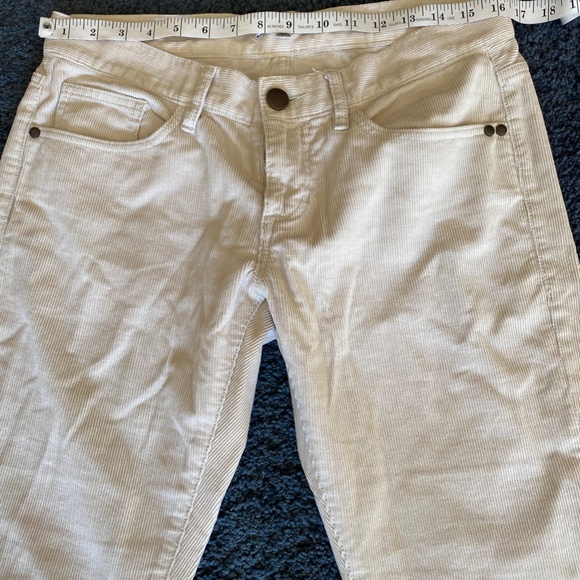 Cabi size 6 white corduroy's - Picture 2 of 7